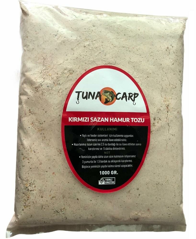 Tuna Carp Kırmızı Sazan Hamur Tozu 1000 gr