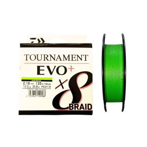 Daiwa Tournament EVO+ 135m 0.16mm 8X Chartreuse İp Misina