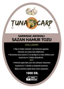 Tuna Carp Sarımsak Aromalı Sazan Hamur Tozu 1000 gr