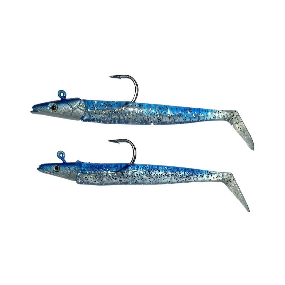 Fujin Zand Eel 11cm 7gr-14gr 2 li Silikon Balık Blue Silver