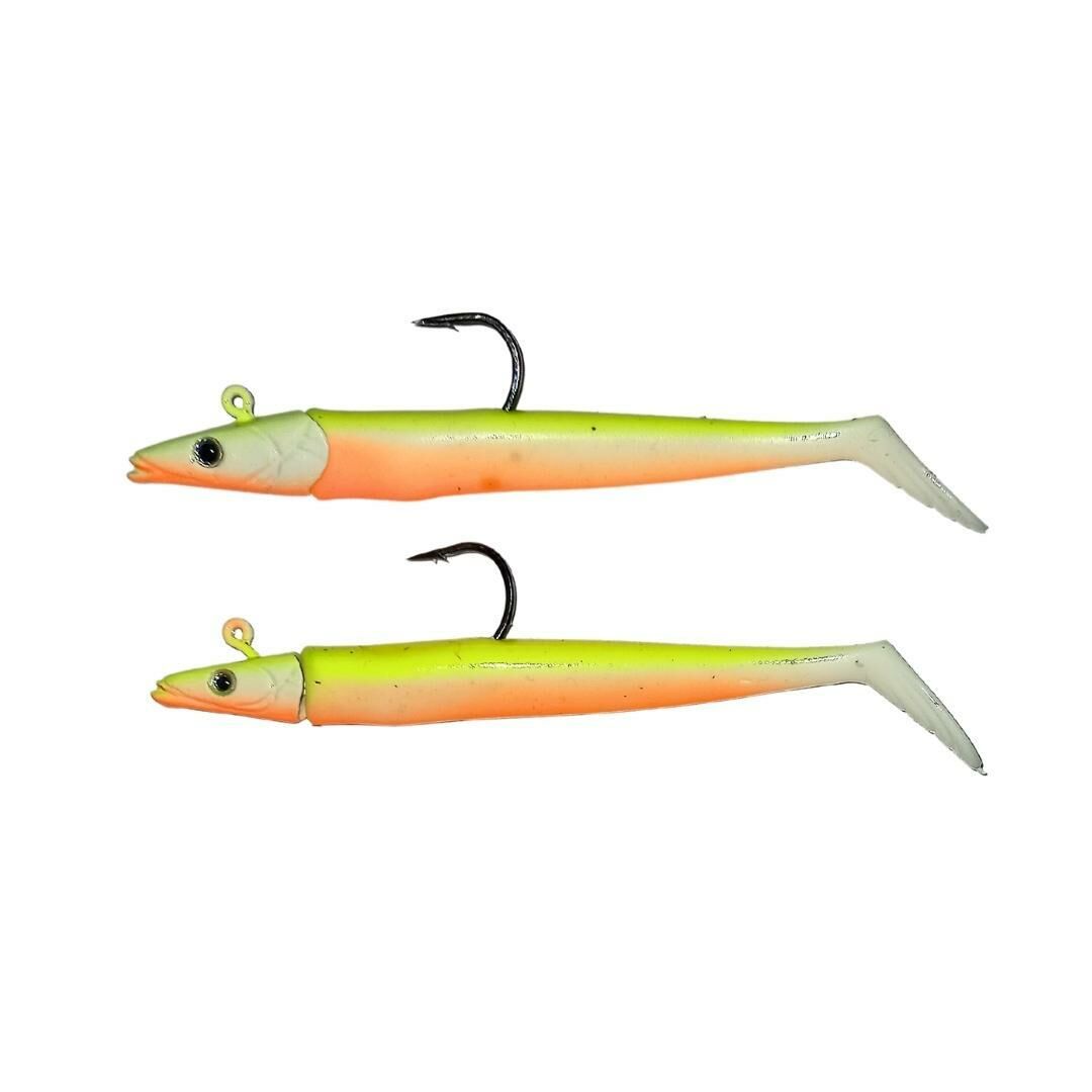 Fujin Zand Eel 11cm 7gr-14gr 2 li Silikon Balık Chartreuse