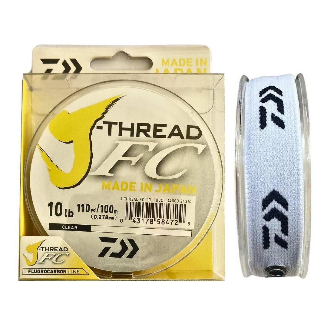 Daiwa J-Thread FC Leader 0.278mm 10lb 100m %100 Fluorocarbon Misina