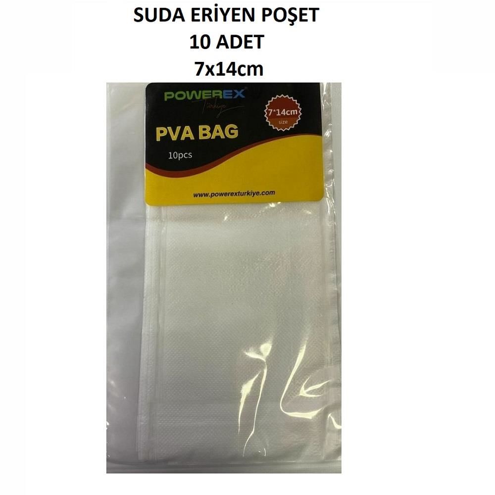 Powerex PVA Suda Eriyen Yemleme Poşeti 70x140mm (10 adet)