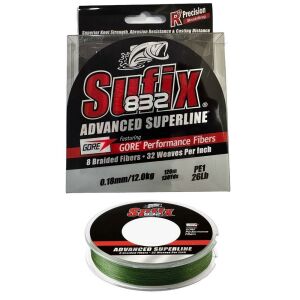 Sufix 832 Advanced 120m 0.18mm İp Misina Low Vis Green