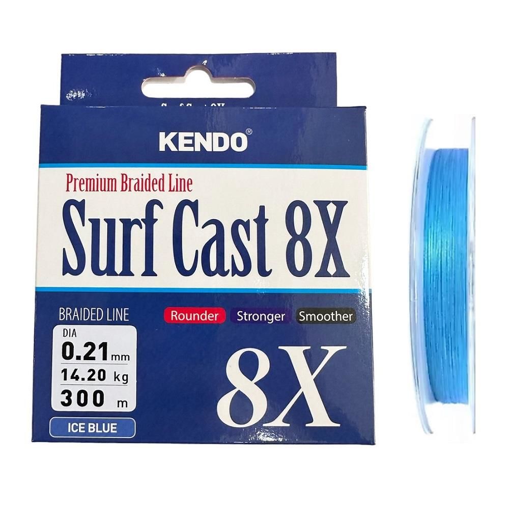 Kendo Surf Cast 8X Fighting 300 mt 0.21mm Örgü İp Misina