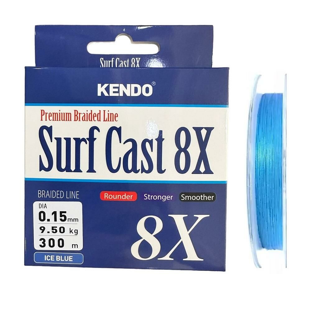Kendo Surf Cast 8X Fighting 300 mt 0.15mm Örgü İp Misina