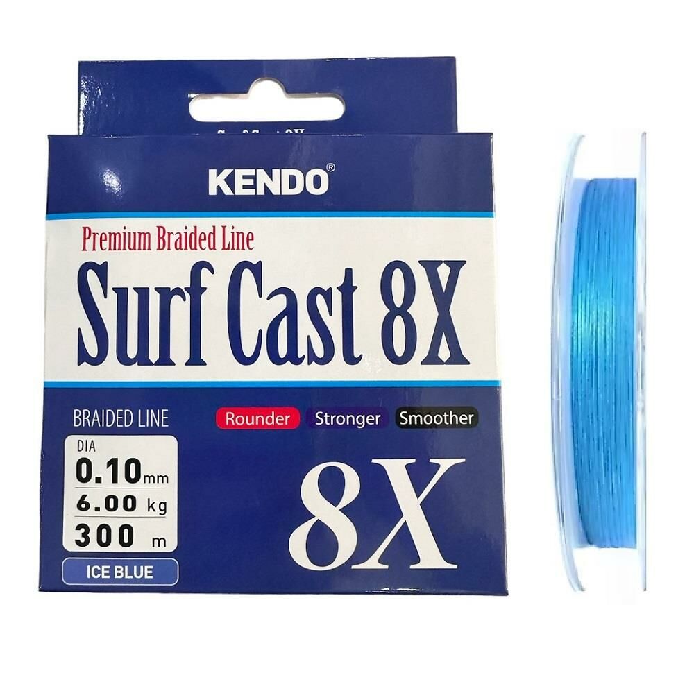 Kendo Surf Cast 8X Fighting 300 mt 0.10mm Örgü İp Misina