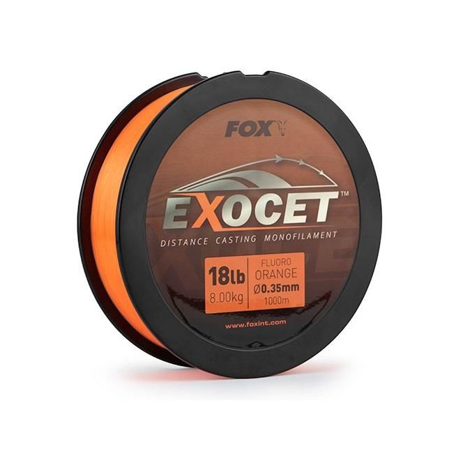 Fox Exocet Fluoro Orange 1000m Misina
