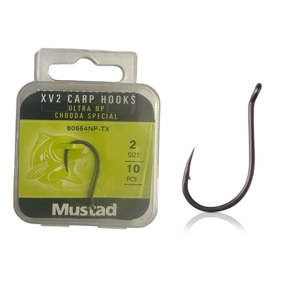 Mustad XV2 Carp Chodda Special No:2 Sazan İğnesi (10 adet)