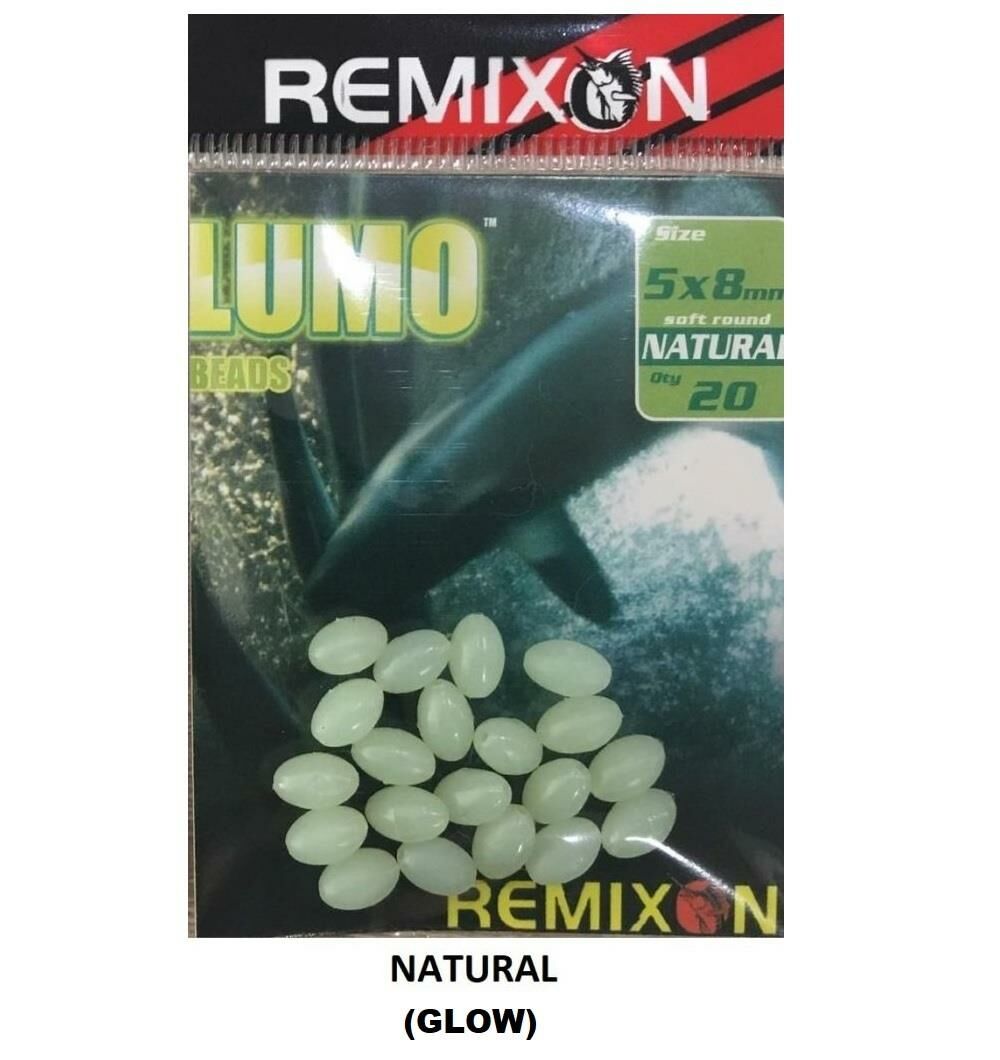 Remixon 5x8 mm Yumuşak Boncuk Natural (20'li Paket)