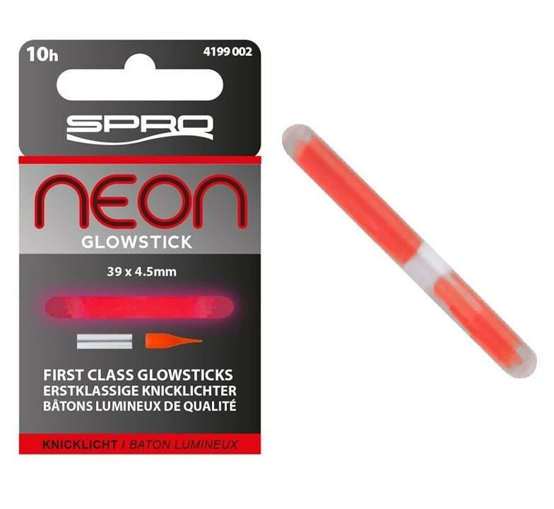 Spro Neon Glowstick Kırmızı 39x4.5mm Şamandıra Fosforu Tekli