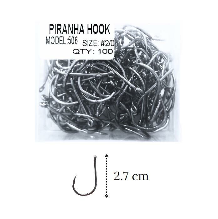 Piranha 506 Çapraz Delikli İğne No:2/0 (100 lü Paket)