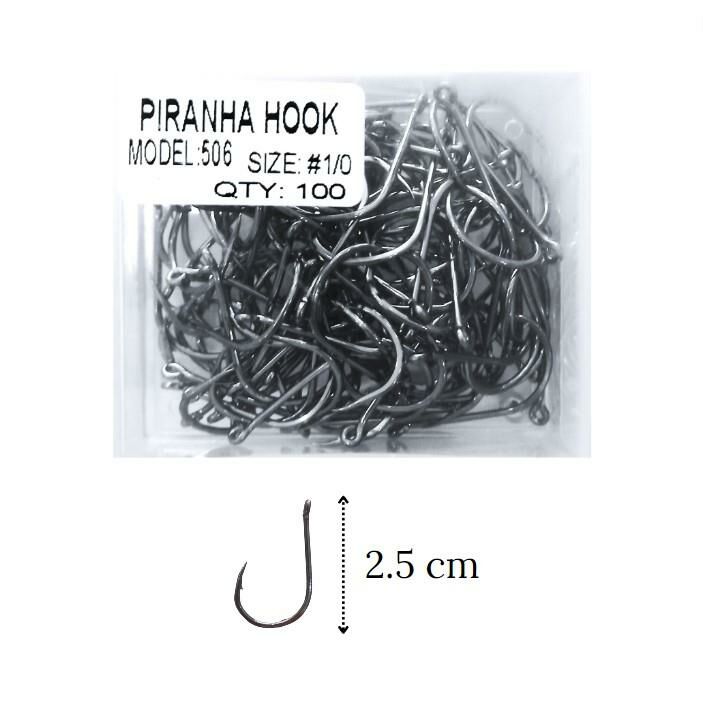 Piranha 506 Çapraz Delikli İğne No:1/0 (100 lü Paket)