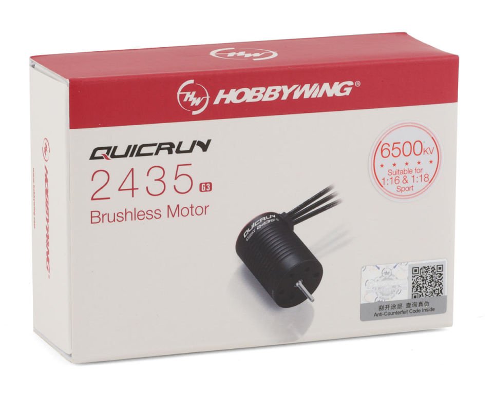 QuicRun 2435SL Brushless Motor (6500kV) 1/16 - 1/18
