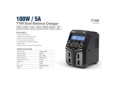 T100 Dual Balance Charger 100W