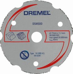 Dremel DSM20 Çok Amaçlı Karpit Kesme Diski (DSM500)