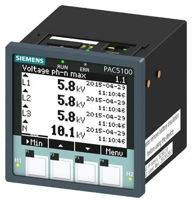 7KM5212-6BA00-1EA2 /SENTRON PAC5100 ENERJİ ANALİZÖRÜ VE ENERJİ KALİTE KAYDEDİCİ (PANO MONTAJ)