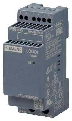 6EP3331-6SB00-0AY0 /LOGO!POWER 24 V / 1.3 A Stabilized power supply input: 100-2