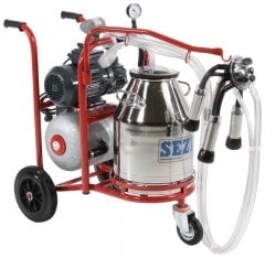 Sezer Pls-1 Paslanmaz Çelik Güğümlü Süt Sağım Makinesi