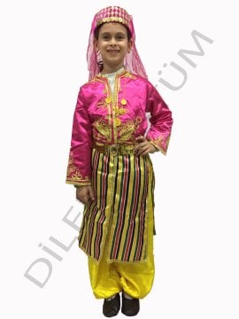 Zeybek Kız Çocuk Kıyafeti
