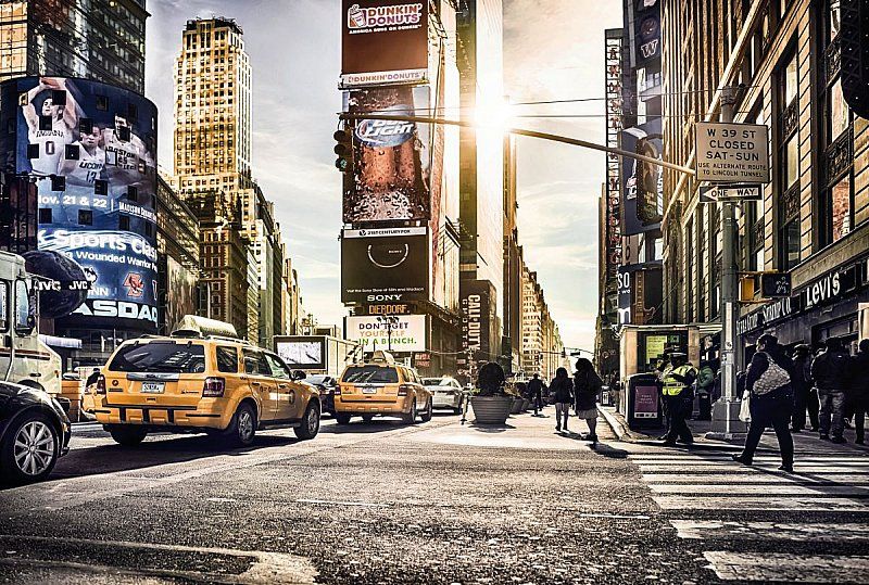 Şehir Komar duvar posteri XXL4-008 Times Square