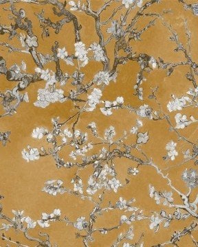 Van Gogh-duvar kağıdı 17146-Duvarkagitcim.com-ithal-Hollanda-krem ağaç dallı-dokulu-desenli-doğal-Fon-Toptancısı-(Rulo Ebatı: 10,05 x 0,53 m