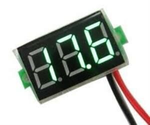 0.36 '' 3v - 30v Küçük Dijital Voltmetre - 2 Kablolu - Renkli