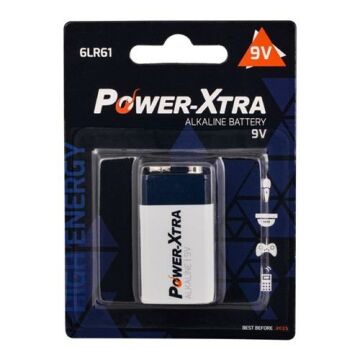 Power-Xtra 6Lr61 9v Alkaline Pil Tekli Blister