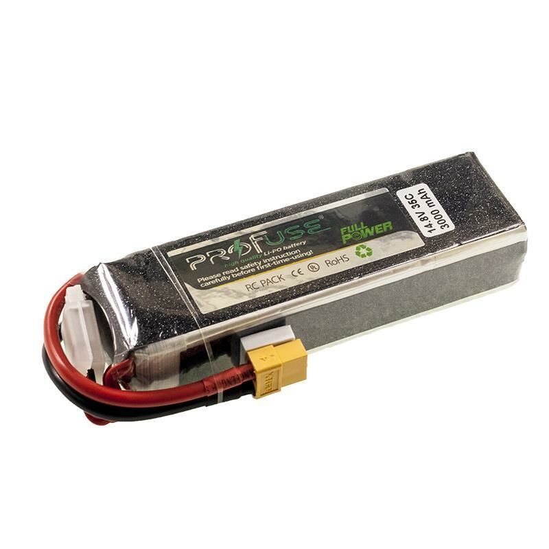 Profuse 14.8 3000 mAh Lipo Batarya-Jst Korumalı-35c-Xt60 Soketli