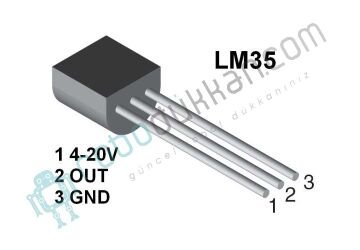 LM35 Sıcaklık Sensörü