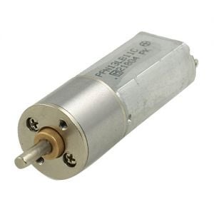 12v 16mm 1250 Rpm Redüktörlü Dc Motor - ( Hızlı Çizgi İzleyen Robot Motoru )