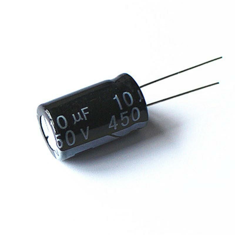 10uF 450V  Elektrolit Kondansatör