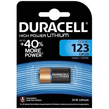 Duracell CR123 3v Photo Lityum Pil (tekli Blister)