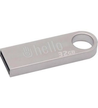 32 GB Usb Flash Bellek Metal Kasa - Hello