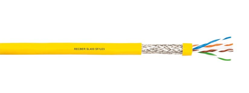 Reçber SL400 SF/U23 Cat6 SF/UTP 4X2X23AWG Kablo 100m