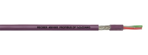 Reçber PROFİBUS DP 1X2X22AWG Bus Kablosu 100m