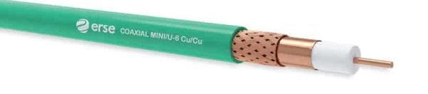 Erse Mini U-6 (Cu/Cu) Koaksiyel Kablo 100 Metre