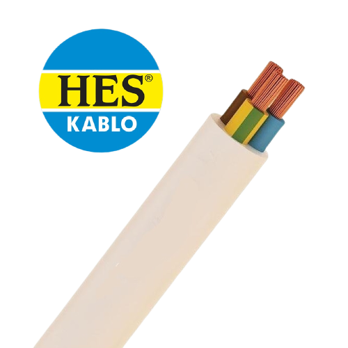 Hes H05VV-F 3x0,75 mm NYMHY TTR Enerji Kablosu 100 Metre