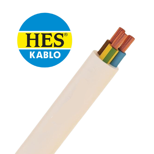 Hes H05VV-F 3x1 mm NYMHY TTR Enerji Kablosu 100 Metre