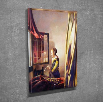 'Open Window' Johannes Vermeer Kanvas Tablo