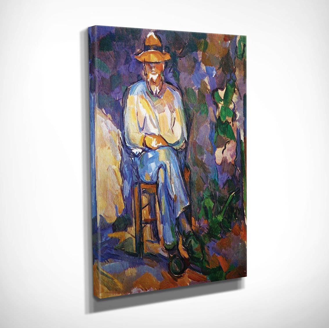 'The Gardener' Paul Cezanne Kanvas Tablo
