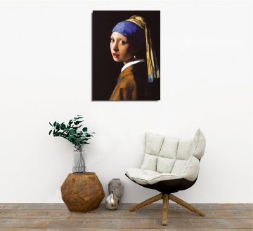 'Girl with a Pearl Earring' Johannes Vermeer Kanvas Tablo