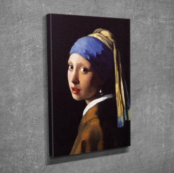 'Girl with a Pearl Earring' Johannes Vermeer Kanvas Tablo