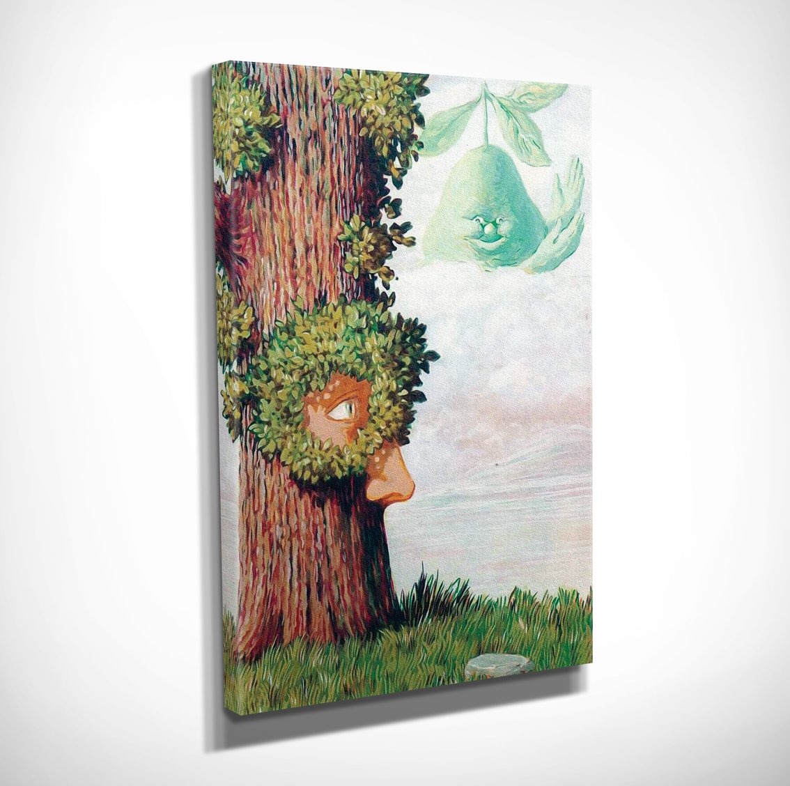 'Alice in Wonderland' Rene Magritte Kanvas Tablo