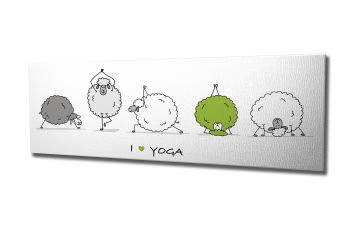 I Love Yoga Kanvas Tablo