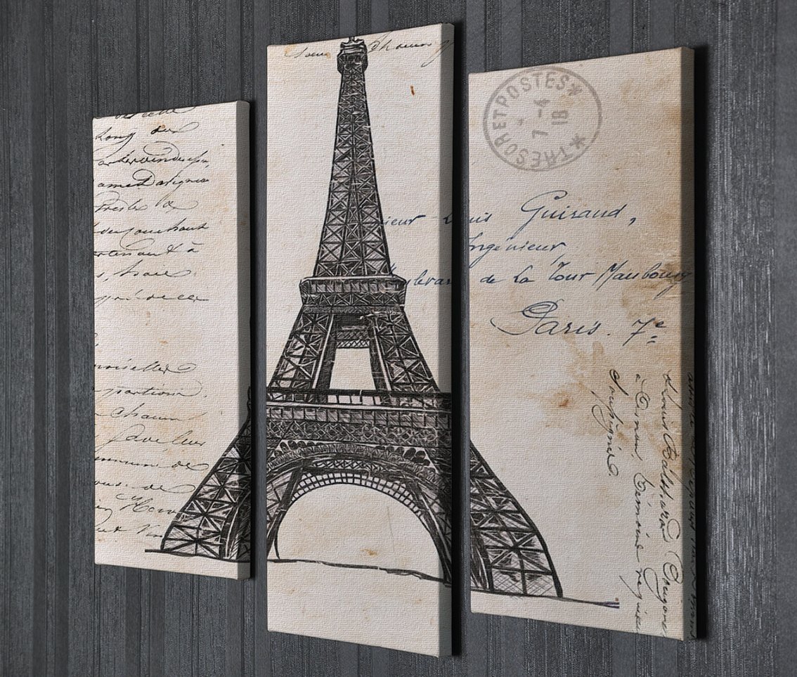 Eiffel Tower Kanvas Tablo