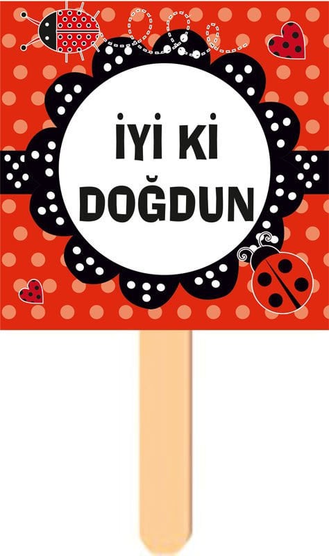 Uğur Böceği 2 Temalı Konuşma Balonu 8