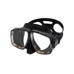 KRAKEN Maske M366 Siyah Silikon, Çift camlı Siyah