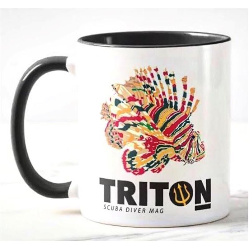 KRAKEN Kupa Kahve Çay Triton Aslan Balığı