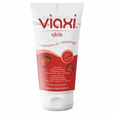 Viaxi Glide Kayganlaştırıcı Jel Çilek Aromalı 100 ml